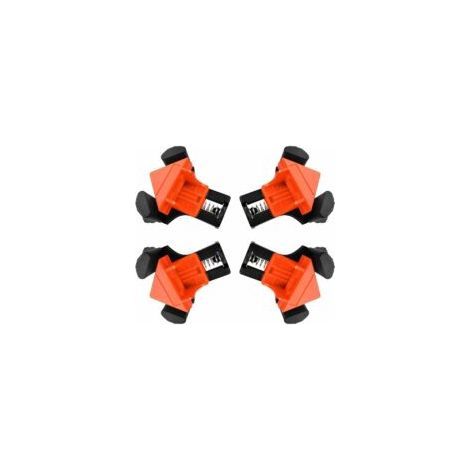 Presses D'angles Menuiserie, 90 ° Serre Joint Angle,Serre Joint Angle,Clip De Cadre Fixateur à Angle Droit Pour Le Travail Du Bois,Pour Le Travail Du Bois, Le Cadre Photo Bricolage,Outils à Main 4pcs (1/5)