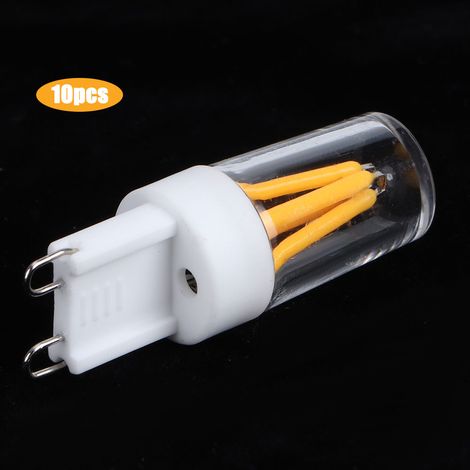 10 Stück G9 LED-Lampen, 2 W, 230 V Wechselstrom, Ersatzlampen mit Stiftsockel für die Heimbeleuchtung (1/5)