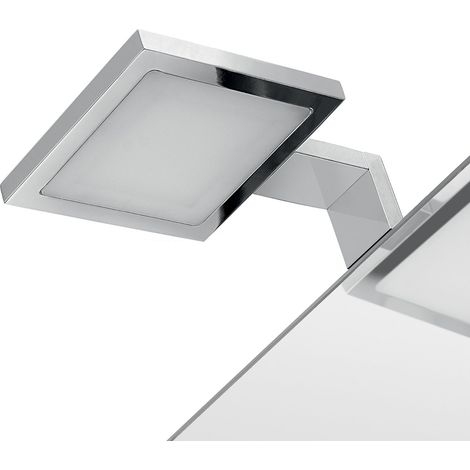 Lampada applique led con telaio di fissaggio in Cromall e resine termoplastice DO40 serie Gedy IBIZA Cromato (1/2)