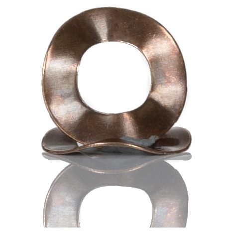 Rondelle anti-vibrations et de blocage ondulée, pour vis M3, Cuivre ( Prix pour Sachet de 100 )