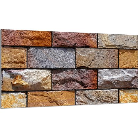 Lastra protettiva in vetro per stufa 90x52 Brick (1/5)