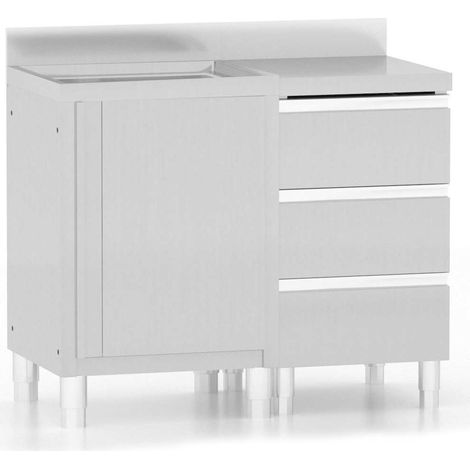 Maison Exclusive - Armarios de cocina comerciales 2 piezas de ace