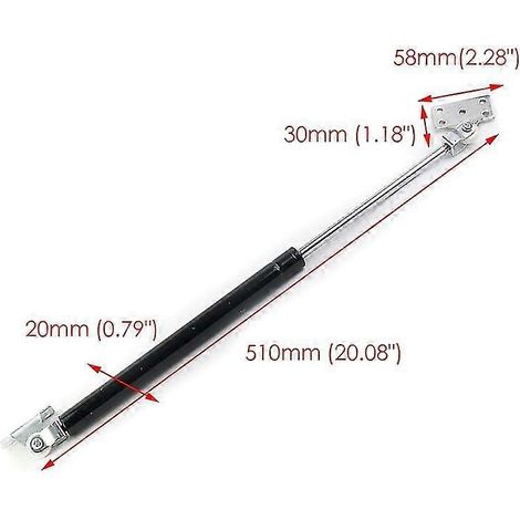 Support de levage hydraulique sous pression pour lit de 50 kg, charnière, ressort à gaz pour meuble, porte de placard, cuisine (1/2)