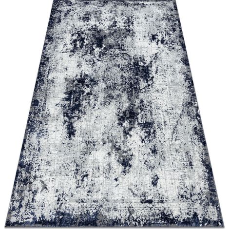 Tappeto ALLURE 1959 Astrazione - Strutturale, elegante, glamour bianca / blu blue 180x270 cm