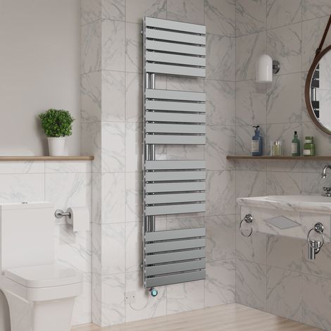 WiFi Thermostatic Electric Towel Rail Flat 1800x500mm Chrome (1/5)