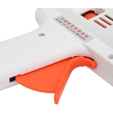 Pistolet à colle thermofusible réglable HL-F 150W, blanc, large plage de tension AC 100-240V (norme européenne) (1/5)