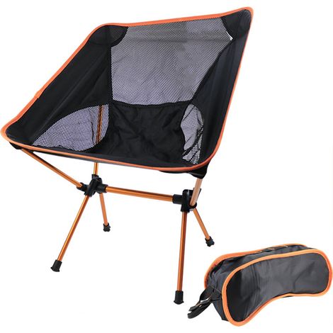 1 chaise de camping pliante, confortable, résistante aux intempéries, compacte, idéale pour jardin, terrasse et plein air (1/5)