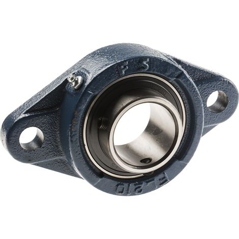 Roulement RS PRO, diam int 50mm, 2 trous de fixations en Fonte ( Prix pour 1 ) (1/2)