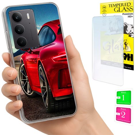 Custodia per Realme C75 / 14X 5G con cover fotografica e vetro temperato 9H. (1/5)