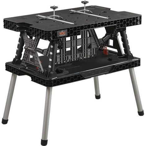 Keter faltbare Werkbank 2.0 inkl. Schraubzwingen 85 x 57 cm max. 453 kg (1/3)
