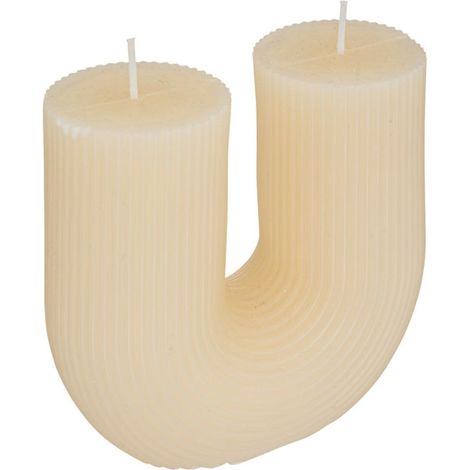 Bougie Design "Demi" 400g Ivoire (1/2)