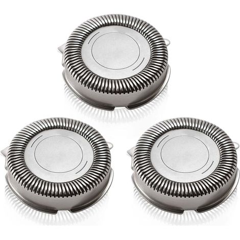 3 Pièces Tête De Rasoir SH30 SH50 Rotation 360 Degrés Acier Inoxydable Pour Philips Série 1000 3000 5000 (1/5)