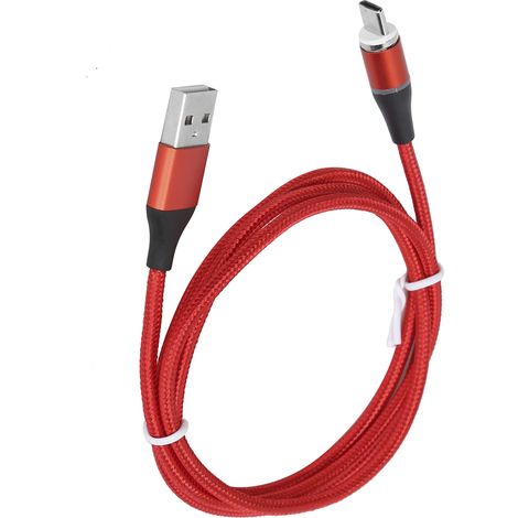 3-in-1 5A Schnellladekabel mit Magnetverschluss aus geflochtenem Nylon für iPhone, Android und USB-C-Geräte