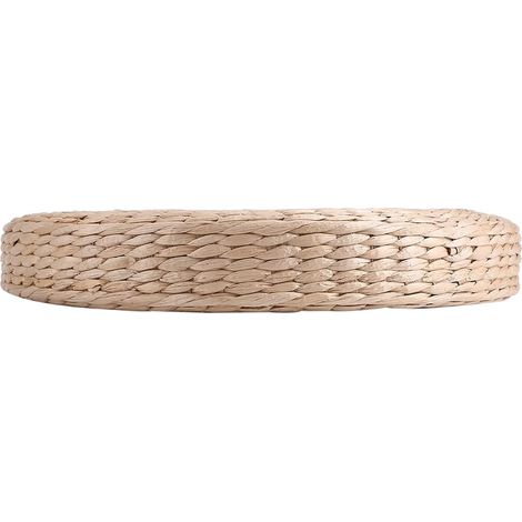Coussin Tatami en Paille Douce - Pouf Rond de 40 Cm pour la Méditation, Tapis de Yoga, Sièges au Sol, Coussins de Chaise de Sol en Rotin tissé d'extérieur (1/5)