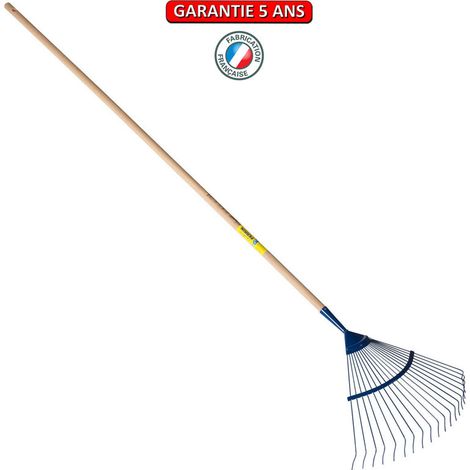 OUTILS PERRIN Balai à gazon dents rondes emmanché (1/2)