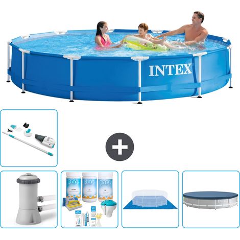 Frame Pool Rund - 366x76 cm - 6-teilig S20473 (1/5)