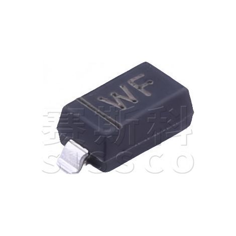 Changdian/Changjing BZT52C10 diode, WF screen-printed package, SOD-123 10V Zener diode, supplied for electronic components, chips and electronic parts, 5 units per shipment.
