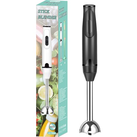 Mixeur Plongeant, Mixeur à Main Électrique 400W, mixeur acier inoxydable, Pied Mélangeur Amovible, Batteur Electrique Cuisine, pour Bebe, Soupe, Sauce et Purée (1/4)