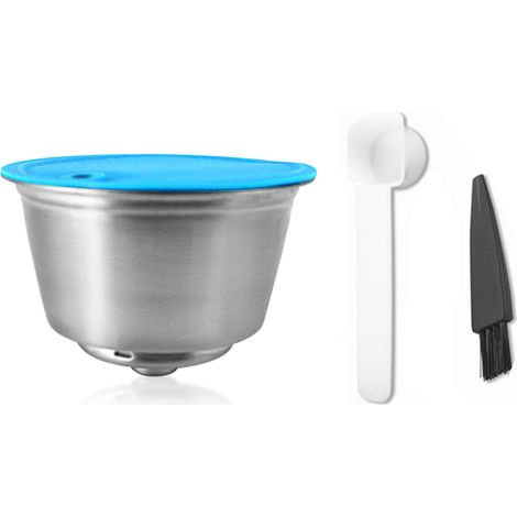 Capsules de café rechargeables, filtre à dosettes en acier inoxydable, capacité de 10 ml (0,35 oz), compatibles avec les machines à café Dolce Gusto EDG466, EDG606, EDG305 et Mini Me EDG626. (1/5)