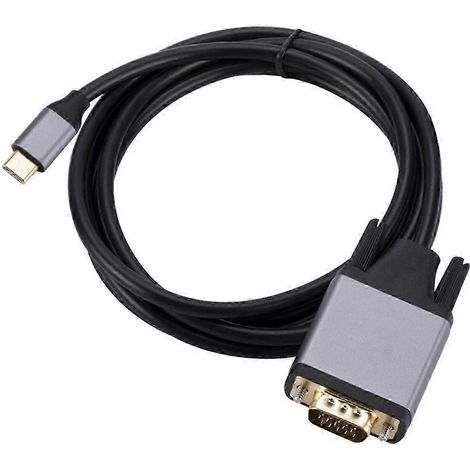 TYPE C to VGA Cable USB 3.1 to VGA Adapter 10Gbps HD Screen Cord for PC Laptop Monitor (1/5)