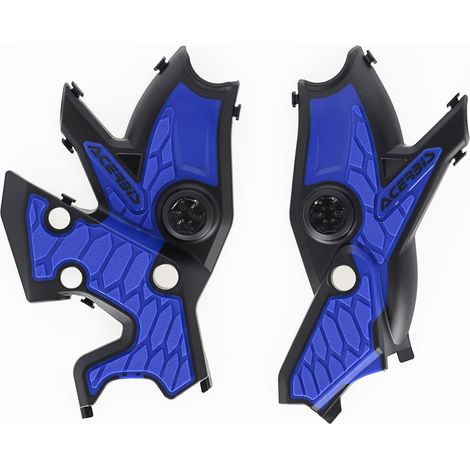 PROTECTORES DE CHASIS ACERBIS X-GRIP YAMAHA TENERRE 700 '19-'24 COLOR NEGRO / AZUL