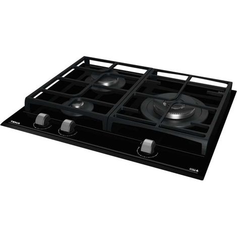 ENCIMERA TEKA GZC63310XBN 3F NAT CRISTAL NEGRO
