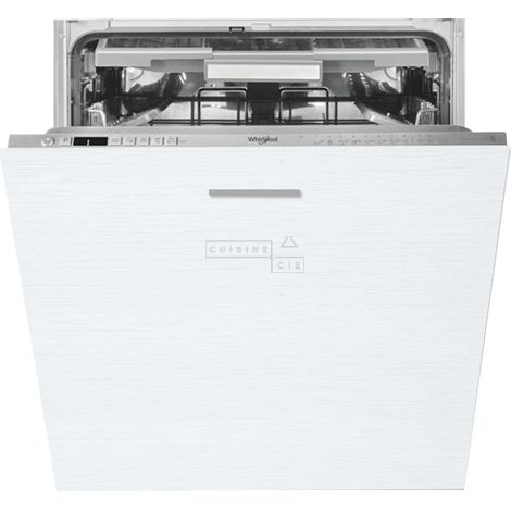 Façade pour lave-vaisselle tout intégrable Bellissi Blanc L 60 cm - Porte avec poignée apparente Blanc (1/5)