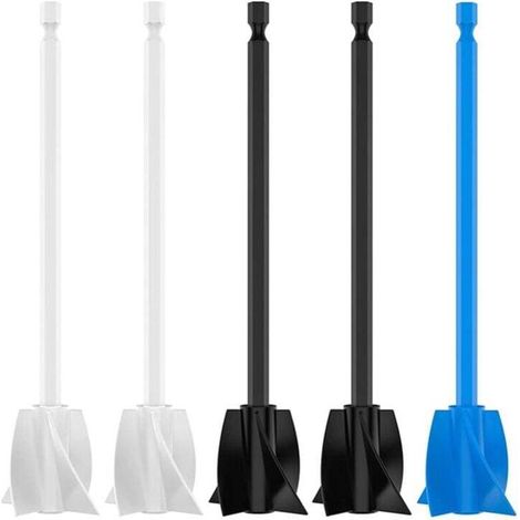Mixer Attachment Drill pour Resin, Pack Of 5 Epoxy Resin Attachment, Spiral Stirrer Mixing Paint
