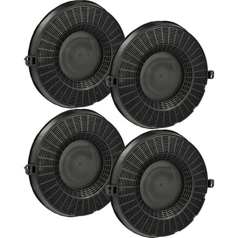 vhbw 4x Aktivkohlefilter kompatibel mit Ikea 303.066.26HDUD1050GGHOTTEI, 303.0666. .26, 303.221.55, 401.652.11 HDL40S Dunstabzugshaube