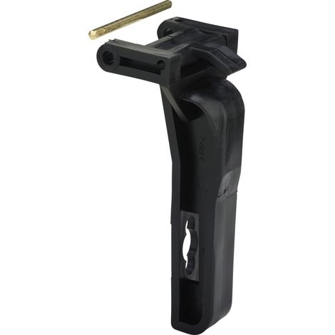 Levier 4986.341 en plastique noir DN100/125