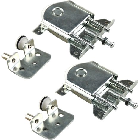 2 pièces Roulette Porte Coulissante placard,Pièces de porte coulissantes pour porte de garde-robe,roues,rouleaux,armoire Runners Guides,Roulette Placard Coulissant Armoire Porte Rouleau,Charge