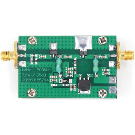 35 dB HF-Leistungsverstärker 1 MHz–700 MHz 3,2 W HF-VHF-UHF-FM-Sender +15 V DC (1/5)