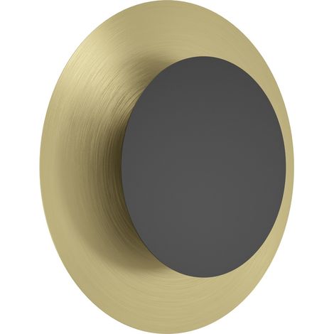 Lampe murale Tocina Ø 24cm - noir avec or - 900988 (1/3)
