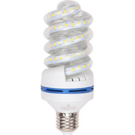 TRADE SHOP - Lampadina Led E27 15w 1425lm Tortiglione Vortice Spirale Luce Naturale Calda Fredda - -Bianco Caldo      -
