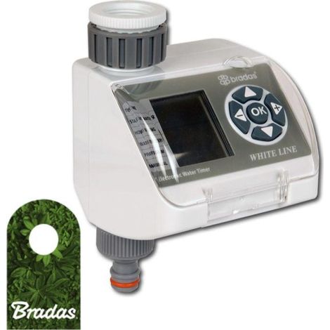 Bradas WL-3130 controlador de riego negro robusto