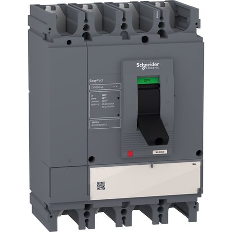 Interruptor-seccionador EASYPACT CVS 400 A 4P con capacidad de cortocircuito de 105 kA