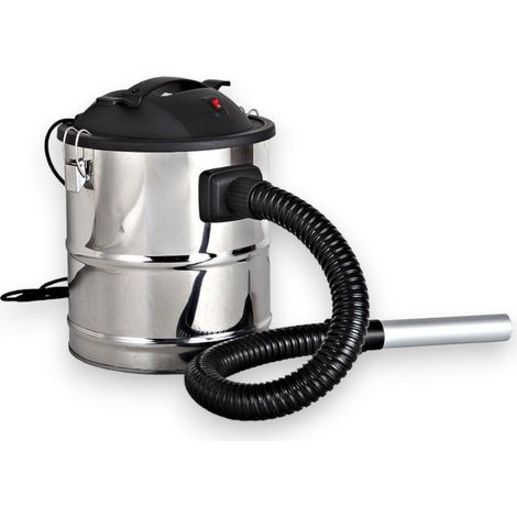 Aspiratore per camino aspiracenere 18 lt in acciaio inox 1000W con filtro in tnt (1/3)