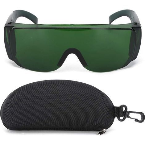 Lunette de Protection Travail, Lunettes de Sécurité, Couleur:Vert (1/5)