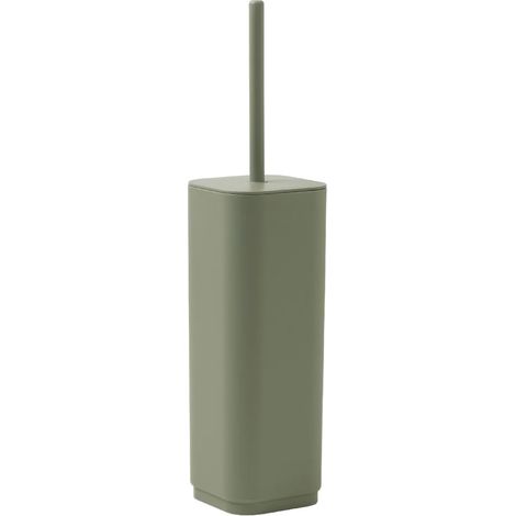 Porta Scopino WC da Appoggio Dim. Cm (Lxpxh): 9 x 9 x 38,8 Verde GDY