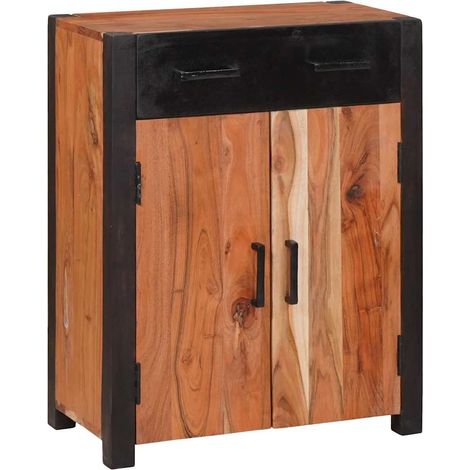 Sideboard Braun 55 x 30 x 75 cm Massivholz Akazie