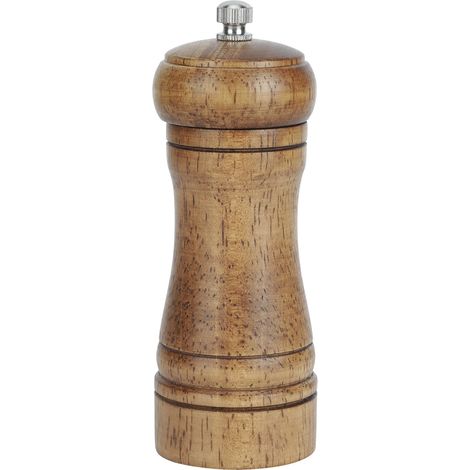 Moulin à poivre professionnel en bois de chêne, moulin à épices manuel, moulin à sel, accessoires de cuisine, 12,7 cm (1/5)