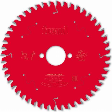 Lama per sega circolare portatile FREUD - Ø165 2,4/1,6 AL30 Z48 BA 5° - F03FS09693 -FR07W008H (1/2)
