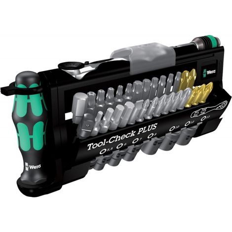 SET INSERTI E BUSSOLE WERA TOOL-CHECK PLUS -PROMO-