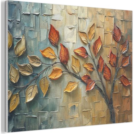 Acoustic Felt Wall Art Tree - Abstract - Nature - Art 80x60 cm (1/5)