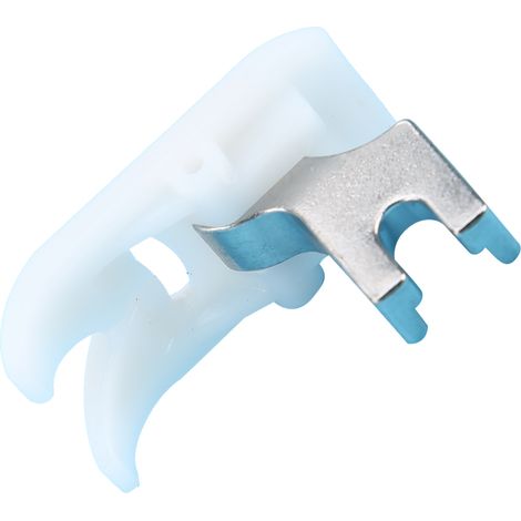 Pied presseur décoratif en acier inoxydable durable et robuste à fixation rapide avec tige basse (1/5)