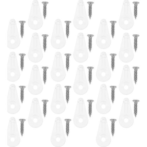 de 120 clips de fixation pour verre 4 5 mm clips métalliques (1/5)