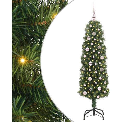 Árbol de Navidad artificial Verde 150 cm PVC, Acero y Plástico vidaXL