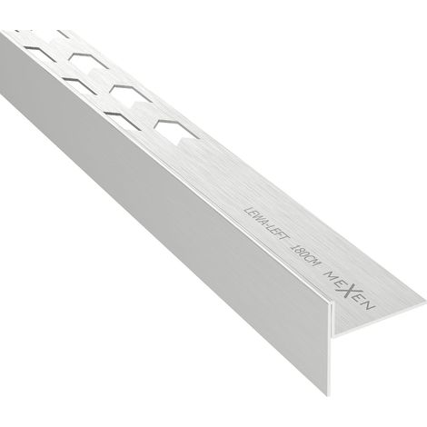 Mexen Line-B listello di pendenza per pavimento 180 cm sinistra, inox - 181001180L (1/5)
