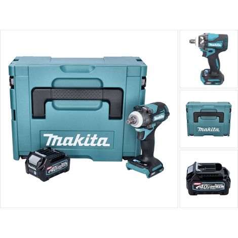 Atornillador de impacto a batería Makita TW 004 GD101 40 V máx. 1/2" 350 Nm XGT sin escobillas + 1 batería de 2,5 Ah + Makpac, sin cargador (1/5)