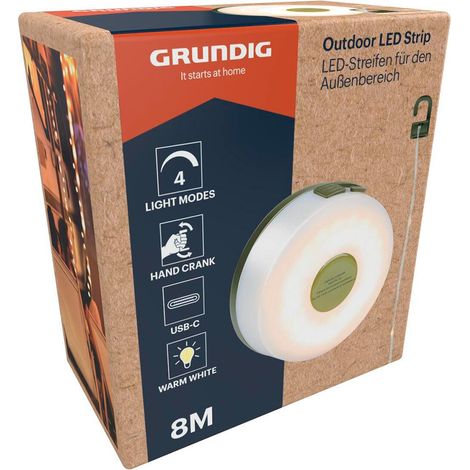 Guirlande Led Rétractable Extérieur 8m Rétractable, Extérieur, 8m, Led - Grundig